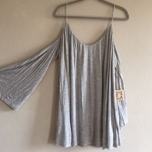 PPLA heather grey tunic